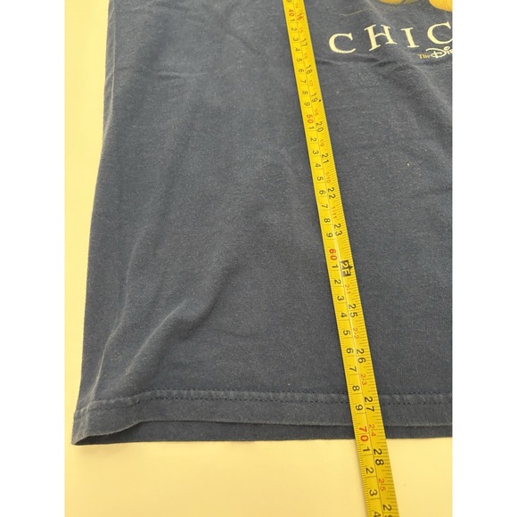 VTG Mickey Mouse Disney Graphic T Shirt Blue SZ Large 90s - Picture 4 of 6